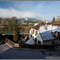 Prodnik - вид из окна. Словения Альпы мотопутешествие на yamaha fjr1300 Slovenia