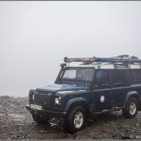 Land Rover defender 110 на перевале Геологов