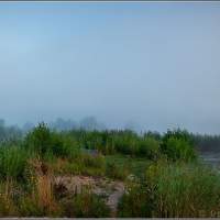 Кемпинг в тумане по Калининградской Голландии