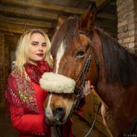 в конюшне 2 Фотосессия с лошадьми Калининград