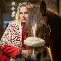 c платком Фотосессия с лошадьми Калининград