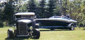 32 ford and a Checkmate