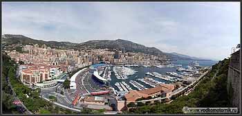 Марина в Монако. Вид от резиденции принца.