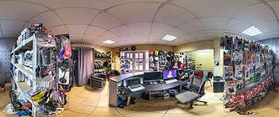 Виртуальный тур 360° торгового зала магазина мотозапчастей Motostars
