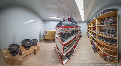 Превью панорамы 360 градусов интерьера магазин автозвука Shafraiaudio – 5 локаций