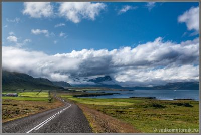 Дорога N1 на востоке Исландии