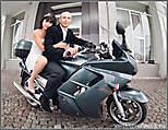 Свадьба на мотоцикле