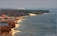 Вид с дюны Эфа на пос. Морское