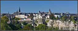 Люксембург. Панорама старого города.