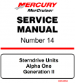 Mercruiser - service manual N14 