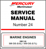 Mercruiser MARINE ENGINES GM V-8  305 CID (5.0L) / 350 CID (5.7L) - service manual 