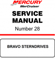 MerCruiser service manual all bravo 
