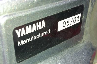 197 yamaha date prod