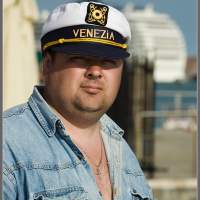 Капитан VENAZiA. Италия, на катере по Венеции.