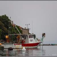 Рыболовный баркас. Хорватия,  на катере