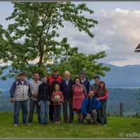 Общее фото с хозяевами. Словения гора Голте Golte.