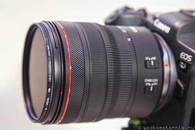 Canon RF 14-35mm f/4L IS USM с фильтром slim