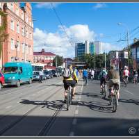 Tour de Cranz 2013: Проезд по городу