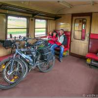 Перевозка велосипедов в польском поезде