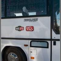 Внутри автобуса на Калининград оборудованного Wi-Fi