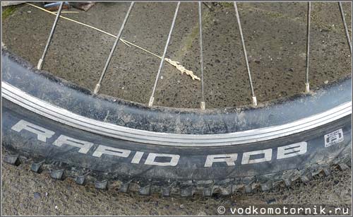 Боковина велопокрышки Schwalbe Rapid Rob MTB Tyre K-Guard 26x2.25 отзыв