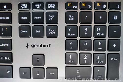 Gembird KB-8420 дополнительная цифровая клавиатура