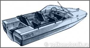Обь-3 моторная лодка